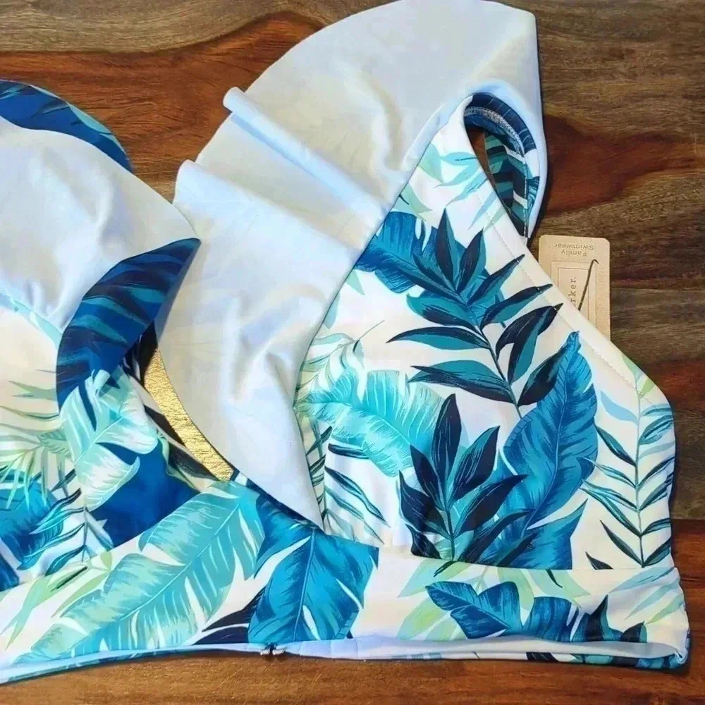 PEYTON & Parker women's tropical bikini top - Picture 7 of 9